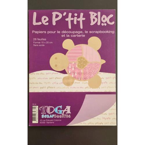 Papiers Le P'tit Bloc Rose