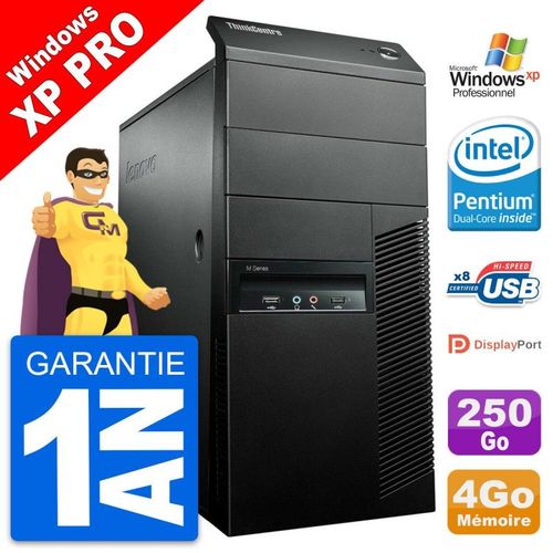 PC Tour Lenovo ThinkCentre M91p Intel G630 RAM 4Go Disque 250Go Windows XP