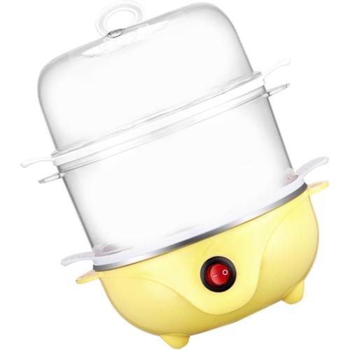 Jaune 1 Pc Chaudière À Oeufs Cuiseur Oeuf Braconnier Cuiseur À Oeufs Maison Pocheuse D'oeufs Faire Cuire La Machine À Oeufs Petit Vapeur D'oeufs Acier Inoxydable