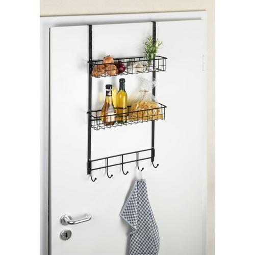 Etagère De Cuisine De Porte Gala - L. 39 X H. 75 Cm - Noir