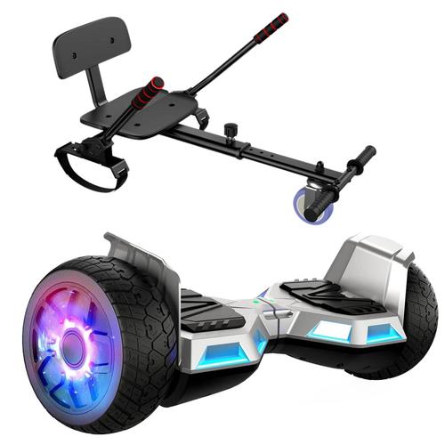 Hoverboard Kart Tout-Terrain Sisigad 8.5 Pouce Gyroscope Avec Bluetooth Pour Enfant Et Adol