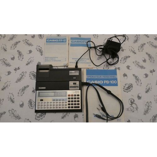 CASIO PB 100 - Ensemble complet PC + Imprimante FP-12 et FA-3