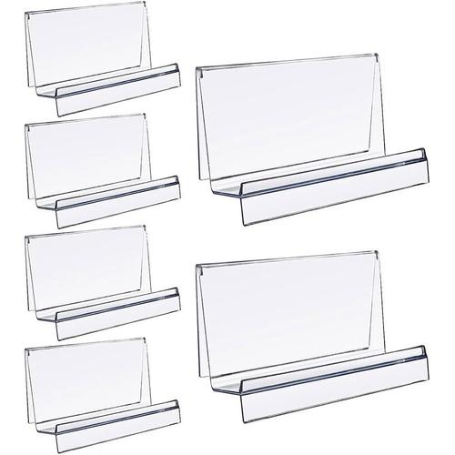 6 Pcs Porte-Monnaie Présentoir Porte-Monnaie Acrylique Porte-Bijoux Porte-Monnaie Pour Bijoux Cd Organisateur A