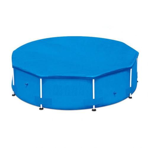 Couverture de piscine gonflable pour piscines domestiques Couverture de piscine - polygone 2.74*2.74m, bleu, 1pc