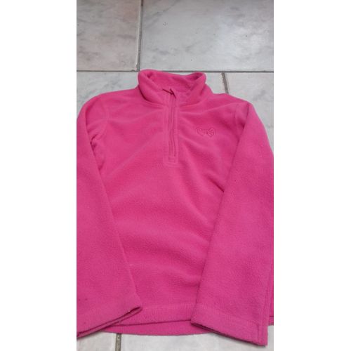 Sweat Polaire Rose Poivre Et Blanc 4 Anssweat Polaire Rose Enfant 5 Ans Poivre Et Blanc