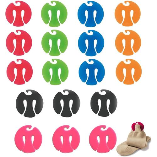 Lot De 18 Pinces À Chaussettes Pour Machine À Laver Et Sèche-Linge, Chaussettes Avec Clips Pour Chaussettes Directement Dans Le Tiroir Sans Les Plier, Compact Et Pratique