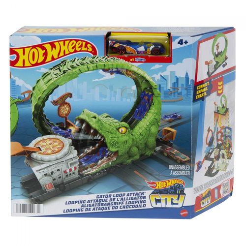 City Hot Wheels  Coffret Looping Attaque De Lalligator