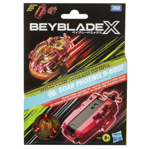 Beyblade X Pack Soar Phoenix 9-60GF avec lanceur à corde deluxe