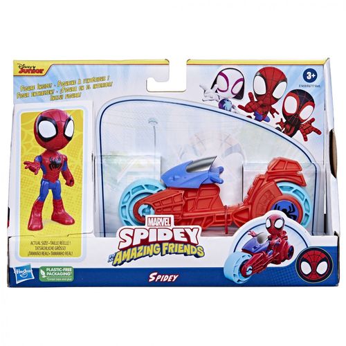 Marvel Spidey Et Ses Amis Extraordinaires Moto Et Figurine