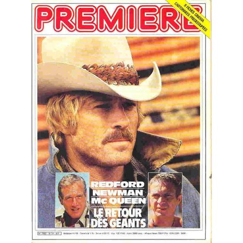 Magazine Premiere N° 38 : Redford / Newman / Mc Queen : Retour Des Géants