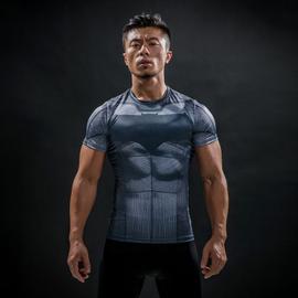 T-Shirt Hommes à manches courtes Marvel Avenger Super héros 3D Impression Tee Sport Gym Neuf 