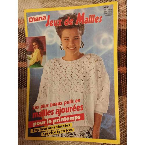 Magazine Tricot Diana Jeux De Mailles N 2
