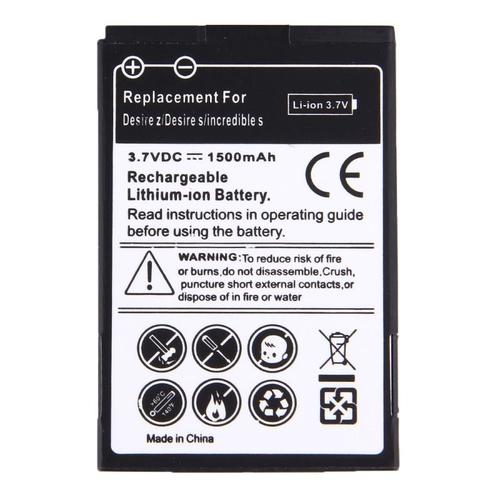 Batterie Noir Pour Htc Desire Z / Vision / Bb96100 Téléphone Portable