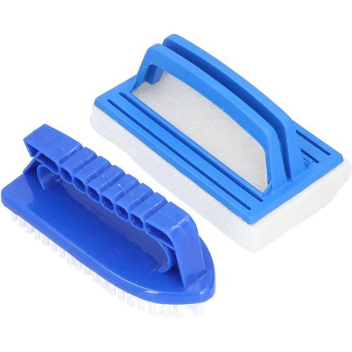 Brosse de piscine, Brosse de piscine Brosse de piscine à main Brosse éponge Brosse en plastique Brosse de nettoyage de piscine