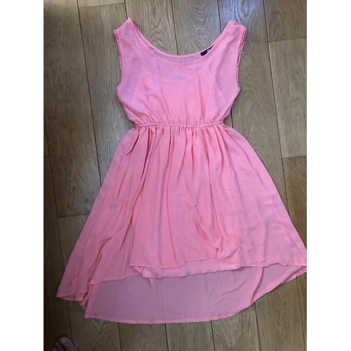 Robe Rose Mim Destructurée Asymétrique 38 40 Neuve