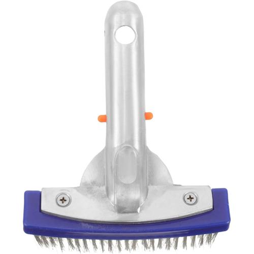 Comme Montré Brosse Pour De Piscine Brosse De Nettoyage De Piscine Balayer Et Nettoyer Brosse De Piscine Brosse à Algues De Piscine Brosse Pour Coin De Brosse Pratique Pour Piscine Métal Acier