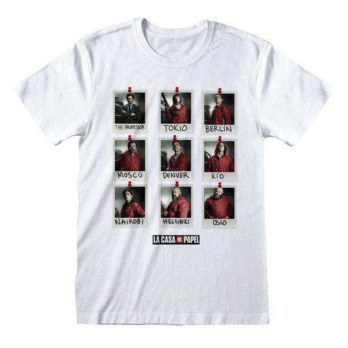 La Casa De Papel T-Shirt Polaroid (L)