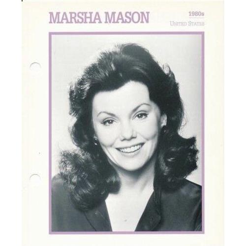 Movie Star Card [Carte Perforée En Langue Anglaise] Marsha Mason