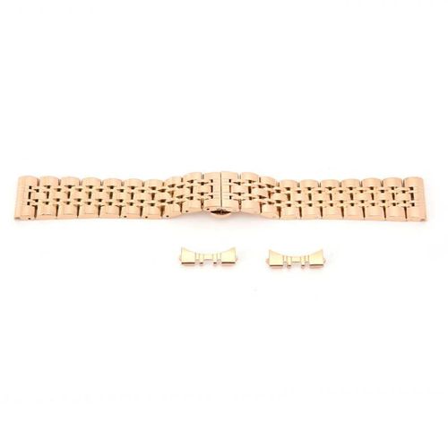 Bracelet De Montre En Acier Inoxydable, Accessoires De Montre, Longueur Réglable, Remplacement Pour Horloger, Or Rose