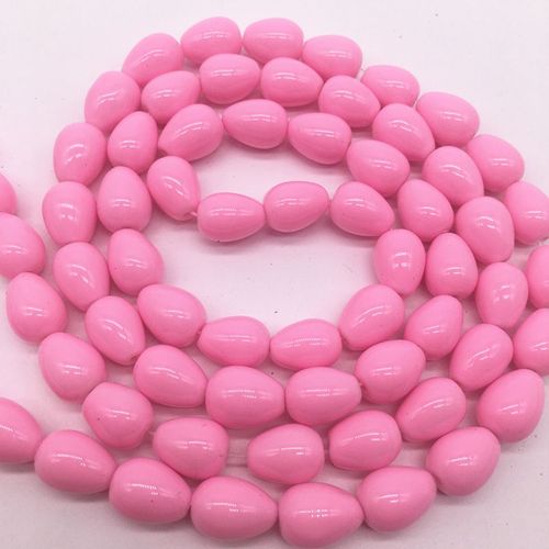Perles En Forme De Larme Rose En Verre, 5x7mm/6x9mm/8x11mm, Pour Collier, Bracelet, Fabrication De Bijoux, Vente En Gros