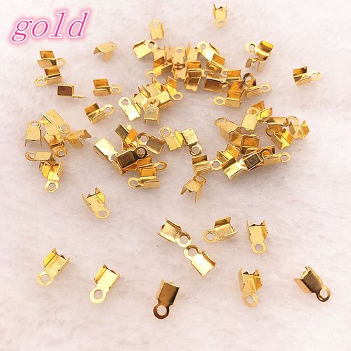 Pince À Sertir En Cuir Pour Connecteurs De Collier, Lot De 200 Pièces De 2x6/4x8mm