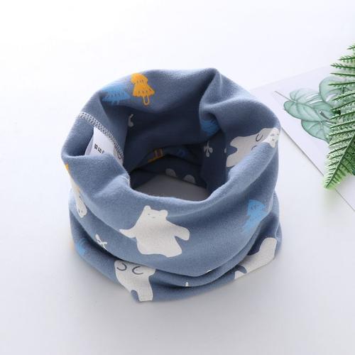 Foulard Chaud En Coton Pour Enfants, Mignon, Automne Hiver, Dessin Animé, Dinosaure, Ours, Garçons Et Filles, Col Rond