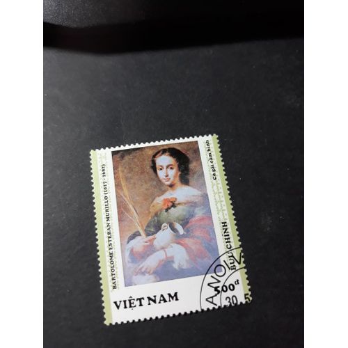 Bartolome Esteban De Murillo Timbre Tableau Peintre Vietnam Tp19