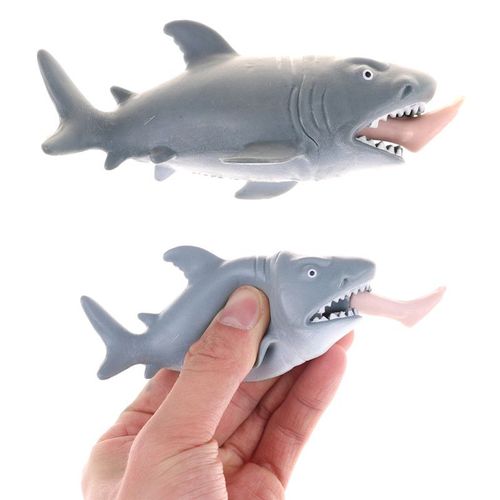 Boule De Stress Pour Requin, Jouet Drôle Et Doux, Squishi, Balle De Stress À Presser, Jouets De Décompression Humoristique