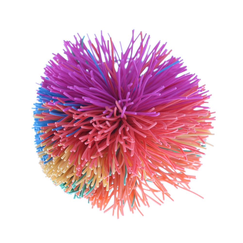 Boule Koosh Sensorielle Pour Bébé, Boule Arc-En-Ciel, Extensible, Anti-Stress, Pour Enfants Autisme, Besoins Spéciaux, 6cm/9cm