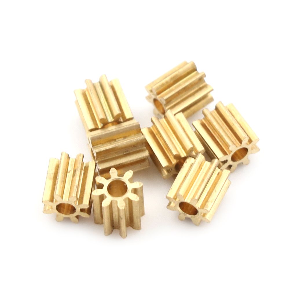 Ensemble De 8 Engrenages De Moteur En Métal, Pièces De Rechange Pour Syma X5c X5sw X5a Rc, Engrenages En Cuivre Pour Pièces De Rechange D'hélicoptère