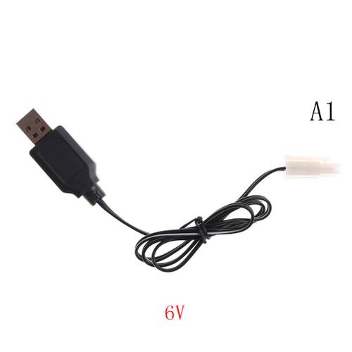 Chargeur Usb Noir Dc 6v 7.2v 8.4v 9.6v, Câble Adaptateur Pour Drone Sky Viper, Hélicoptère, Chargeur Universel Pour Voiture Rc-Générique