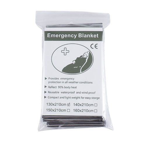 Couverture De Survie Et De Sauvetage D'urgence Étanche, Couverture Thermique En Aluminium, Tente Pliante De Premiers Secours, Abri De Camping, Couverture Militaire