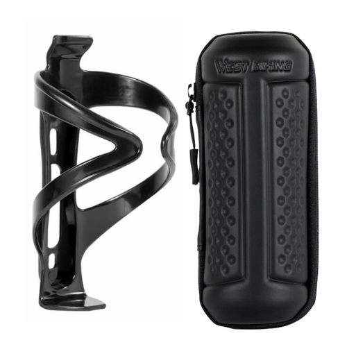 Sac Pour Bouteille D'eau De Vélo Avec Support, Kit De Réparation De Vélo, Rangement Des Outils, Étui Rigide, Organisateur, Équipement De Cyclisme Portable