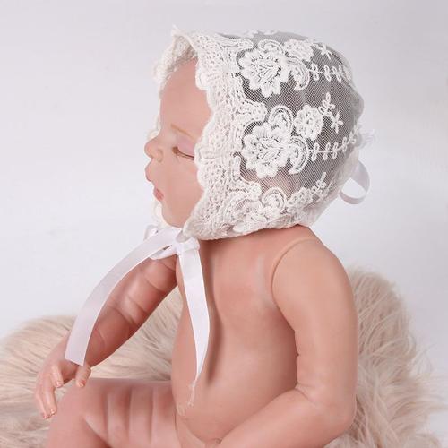 Chapeau En Dentelle Pour Bébé, Chapeau De Princesse Brodé De Fleurs, Bonnet D'Été Pour Filles, Accessoires De Photographie Pour Nouveau-Nés