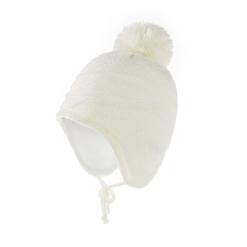 Chapeau D'Hiver Pour Bébé, Couleur Unie, Bonnet En Tricot, Pour Garçons Et Filles, Protection Des Oreilles, Chaud Et Épais, Pour Enfants En Bas Âge