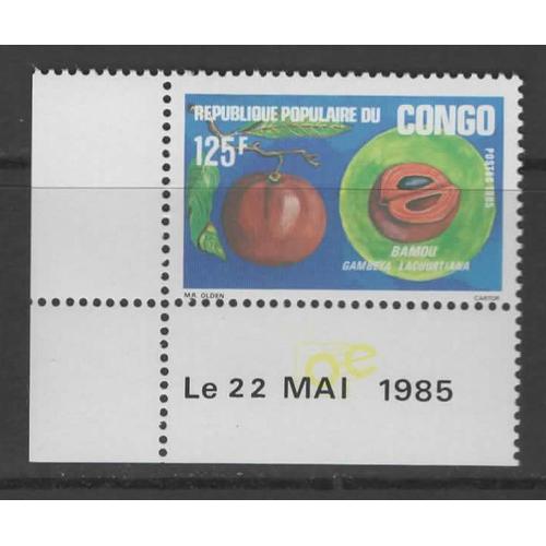 République Populaire Du Congo, Timbre-Poste Y & T N° 753, 1985 - Fruit Comestible, Bamou