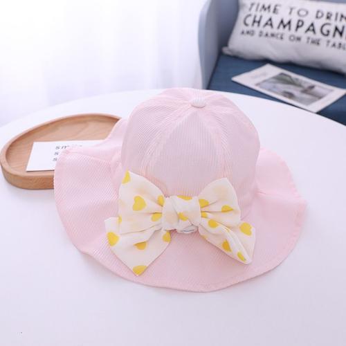 Chapeau Seau En Maille Pour Bébé Fille, Casquette De Pêcheur, Grand N?Ud, Respirante, Pour L'Extérieur, Voyage, Soleil, Plage, Nouvelle Collection