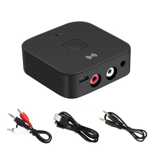 Récepteur Audio Bluetooth 5.0 Rca Aptx, Adaptateur De Musique Sans Fil Avec Prise Aux, 3.5mm, Nfc, Pour Haut-Parleurs D'Ordinateur De Télévision De Voiture
