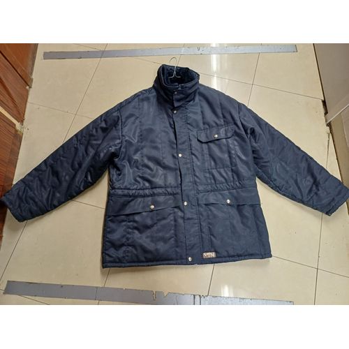 Veste Sans Marque Veste Longue Polyester 48 Bleu