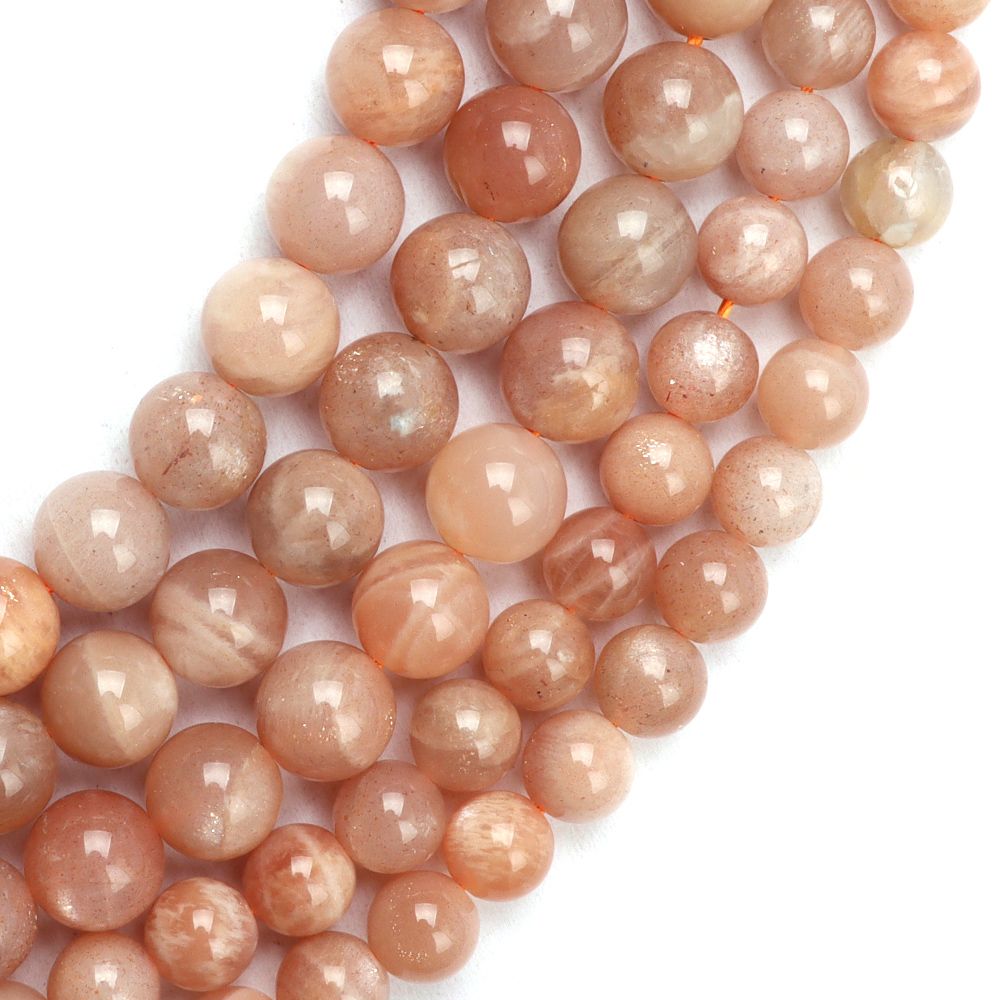 Pierre De Soleil Naturelle Semi Prcieuse, Perles Amples Pou... - 2