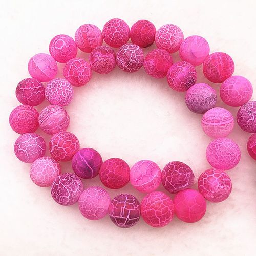Perle De Pierre Naturelle 6/8/10mm, En Onyx Rouge, Pour La Fabrication De Bracelets, Bricolage, Vente En Gros