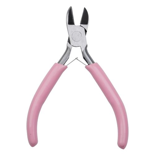 Pince Coupante À Fil À Tête Ronde, Accessoires De Bricolage, Outils De Quincaillerie, Étrier En Plastique, Étau Rose Noir, Pince Coupante À Fil