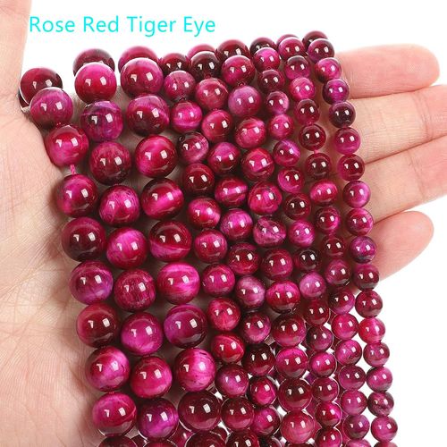 Perles En Pierre Naturelle Aaa De 6/8/10mm, Pierres Précieuses En Cristal D'oeil De Tigre (Tig Étoilé Bleu Violet) Pour La Fabrication De Bijoux