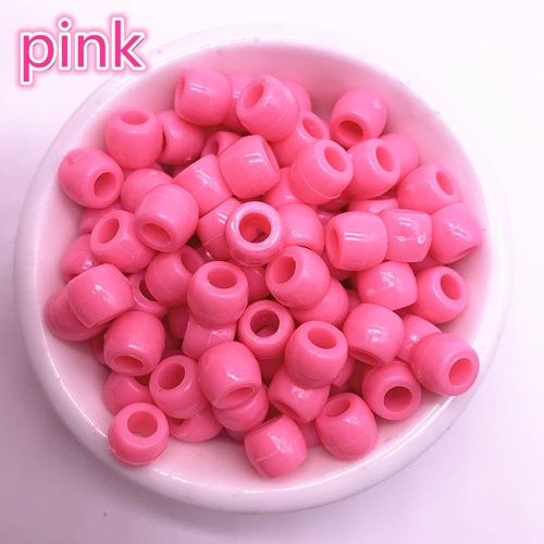 Perles Rondes En Plastique, 8mm, Pour La Fabrication De Bijoux, Bracelet Fait À La Main