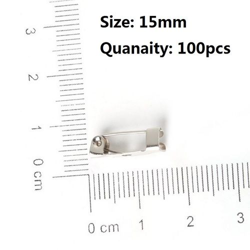 Broche En Fer Plaqué Rhodium 15/30/38mm, Vente En Gros, Accessoires De Bijoux, Résultats Bijoux À Bricoler Soi Même, Livraison Gratuite