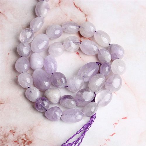 Bijoux À La Mode, Améthyste Amorphe, Perles Amples, Collier Et Accessoires Pour Bracelet, Bricolage, 6x8mm/8x10mm
