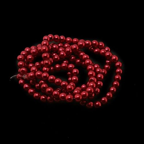 Perles Rondes En Verre Pour Fabrication De Bijoux, 6mm, Différentes Couleurs, Blanc, Noir, Vert, Rouge, Mélange Indigo, Diy