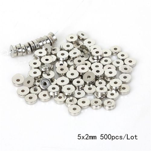Perles Rondes En Plastique Acrylique Or/Argent Ccb, 5mm/8mm/10mm, Pour La Fabrication De Bijoux De Bracelet