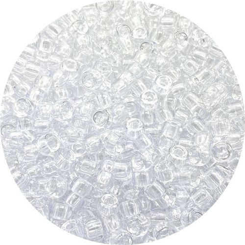 Perles Rondes Transparentes En Plastique, 50 Pièces, 6x9mm, Pour La Fabrication De Bijoux, Accessoires De Bracelet Faits À La Main