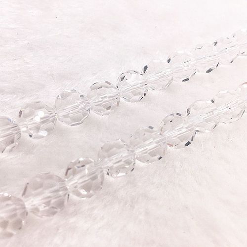 Perles En Cristal Pour La Fabrication De Bijoux, 32 Facettes En Verre Tchèque Transparent, Perles D'espacement Pour La Fabrication De Bijoux, Collier #14, 4 10mm, Bracelet À Bricoler Soi Même